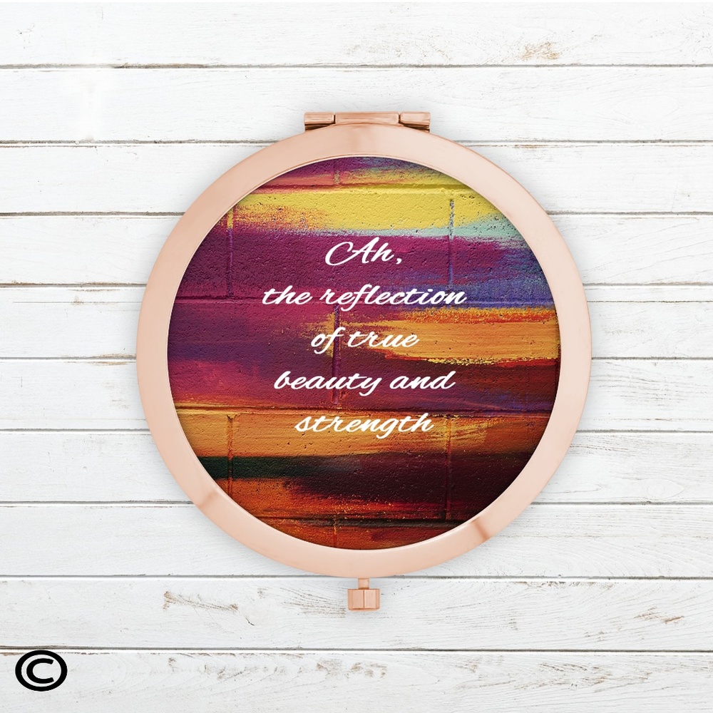 Funny Motivational Compact Mirrors